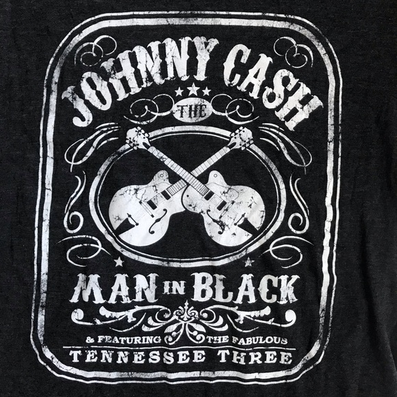 Johnny Cash The Man in Black Featuring the Fabulous Tennessee Three L - Picture 3 of 4
